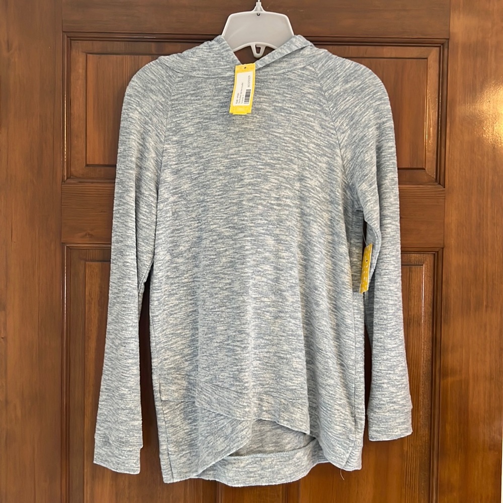 Rumi + Ryder Brushed Tulip Hem Hoodie
